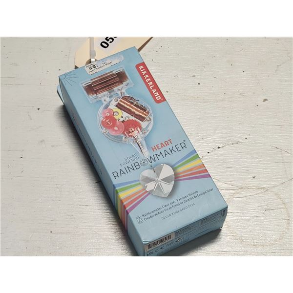 New Solar Powered Heart Rainbow Maker