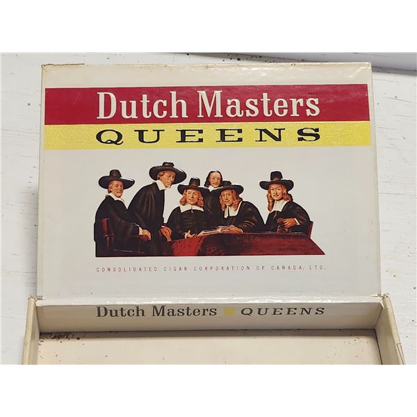 Vintage 1960's Dutch Masters Cigar Box - 25-Box