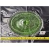 Image 2 : Uranium glass dish and lid (glows in dark)