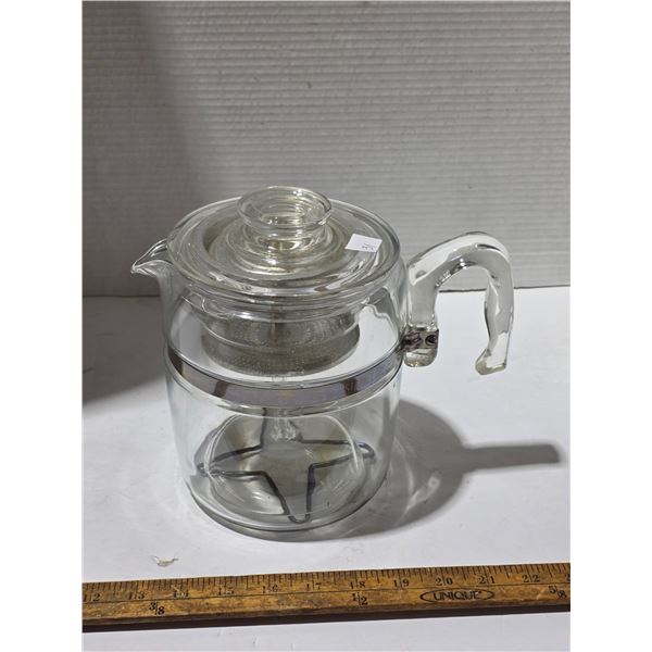 Pyrex coffee pot- with original glass stem