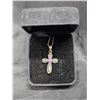 Image 1 : Sterling Silver “925” Cross and Chain (Marked “925 Italy”)