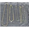 Image 1 : (4) Assorted Gold Coloured Fashion Necklaces