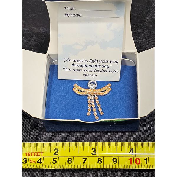 Vintage Avon Birthstone Angel TAC Pin - November