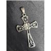 Image 4 : (2) Sterling Silver “925” Cross Pendants w/ (2) “925” Silver Cha