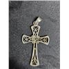 Image 5 : (2) Sterling Silver “925” Cross Pendants w/ (2) “925” Silver Cha