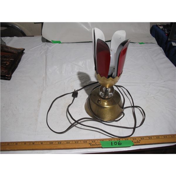 Vintage Art Deco Tulip Lamp (Working)