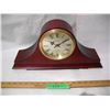Image 1 : Bulova Westminster Mantle Clock.  Battery Operated (Needs Repair, Chime Works)