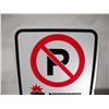 Image 2 : Unused Aluminum “No Parking Fire Lane” Sign (12x18”)