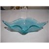Image 2 : Blue Art Glass Bowl 11 ½” tall