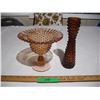 Image 1 : (2) Hobnail Glass Items