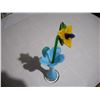 Image 2 : Art Glass Vase & Glass Flower