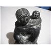 Image 2 : “Wolf Original” Soapstone Carving.  Mother w/ Child and Dog