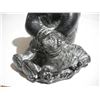 Image 3 : “Wolf Original” Soapstone Carving.  Mother w/ Child and Dog