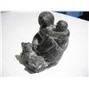 Image 4 : “Wolf Original” Soapstone Carving.  Mother w/ Child and Dog