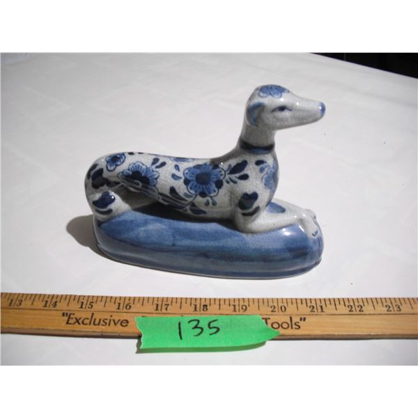 Abbot Collection Ceramic Dog Ornament 7”