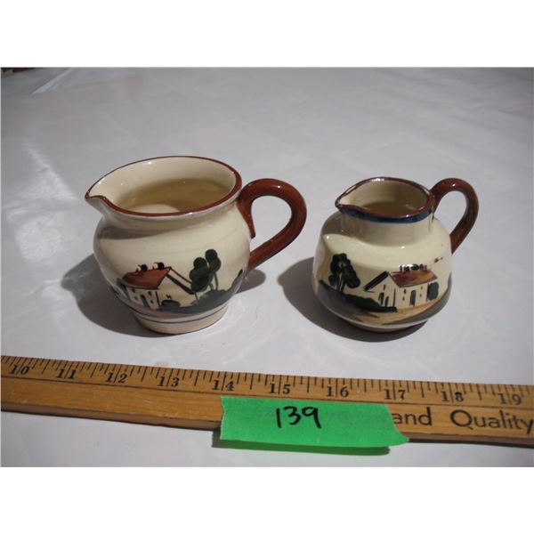 (2) Devon Ware England Pitchers