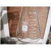 Image 3 : Vintage Glass Beakers, Pipettes, (2) Storage Containers