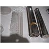 Image 7 : Vintage Glass Beakers, Pipettes, (2) Storage Containers
