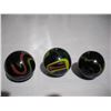 Image 2 : (3) Large 1.5” Diameter Shooter Marbles