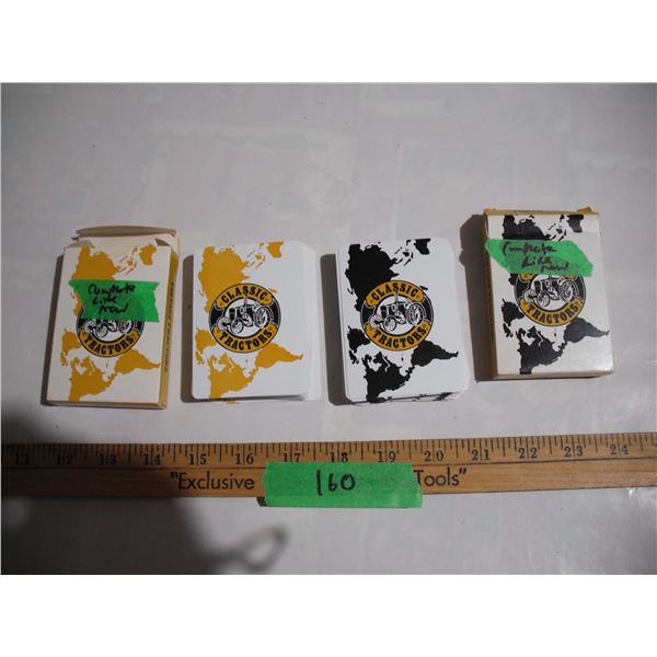 (2) Complete Decks Classic Tractor Playing Cards (Like New)
