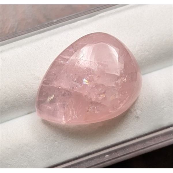 14.31 ct Certified Pink Morganite gemstone ($10,773 Appraisal)