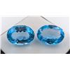 Image 1 : 49.94 ct Certified Royal Blue Topaz gemstone Pair ($9,600 Appraisal)