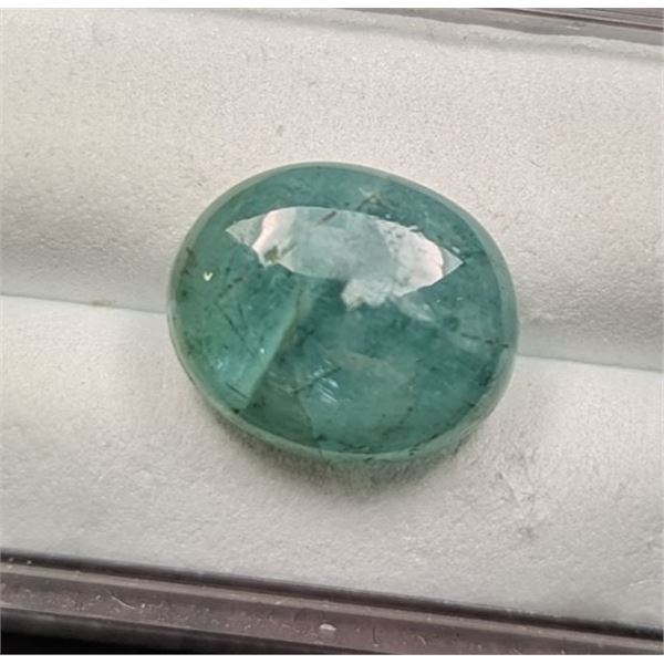 5.53 ct Certified Zambian Emerald gemstone ($6,700 Appraisal)