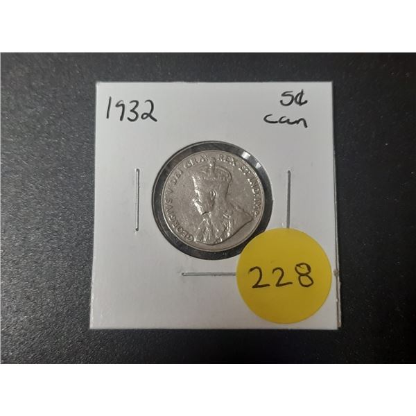 1932 Canadian Five Cents