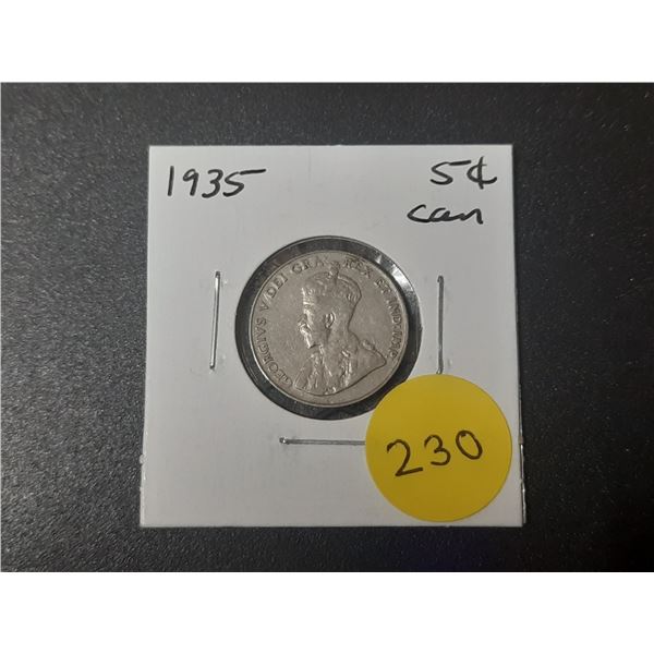 1935 Canadian Five Cents