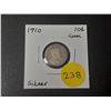 Image 1 : 1910 Canadian Silver Ten Cents
