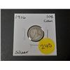 Image 1 : 1916 Canadian Silver Ten Cents
