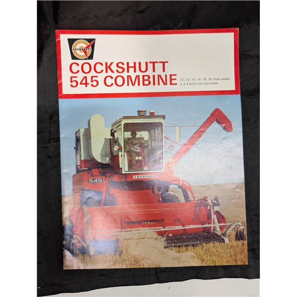 Cockshutt 545 Combine Brochure