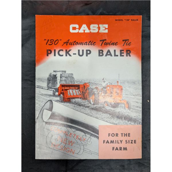 Case 130 Pick Up -Baler Brochure