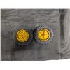 Image 1 : (2) Plastic Rim Plus Tire Parts 3 1/2 Round