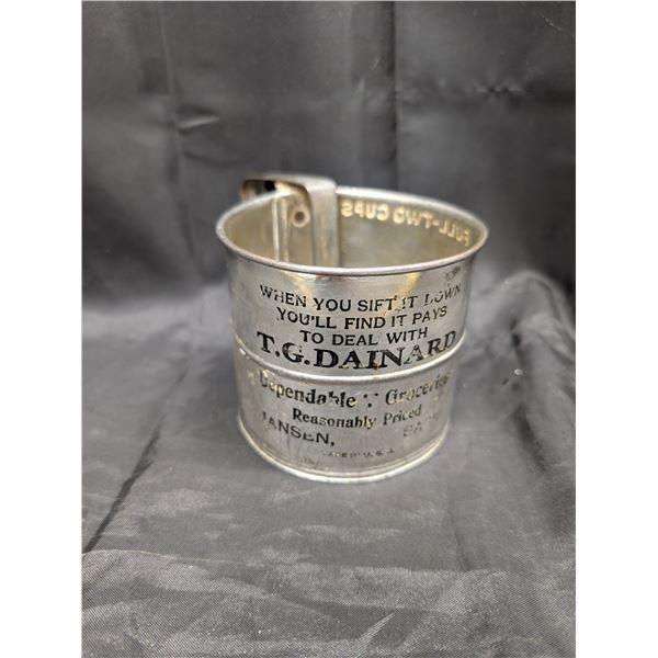 T.G Dainard Groceries Advertising Mini Shifter Jansen, Sask