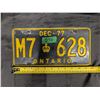 Image 1 : 1977 Ontario License Plate