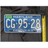 Image 2 : 1963 Mary land License Plate
