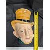 Image 2 : Beswick Ware Mr. Micawber Wall Plaque 9" Tall (Rare)