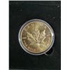 Image 2 : 2021 Coin the Classical Maple Leaf Value 50 Dollars w/ Certificate - Marked iron w/ gold plate *CANN