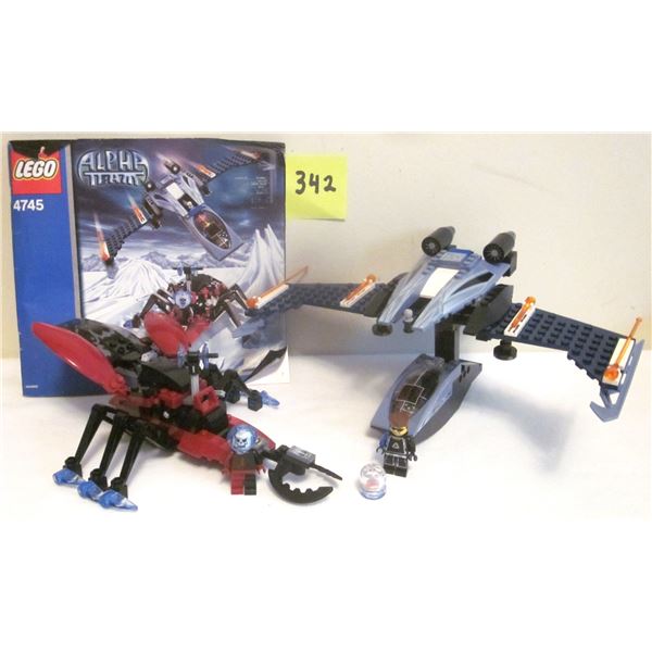 Vintage 2004 Lego #4745 "Blue Eagle vs. Snow Crawler" (Alpha Team Mission Deep Freeze)