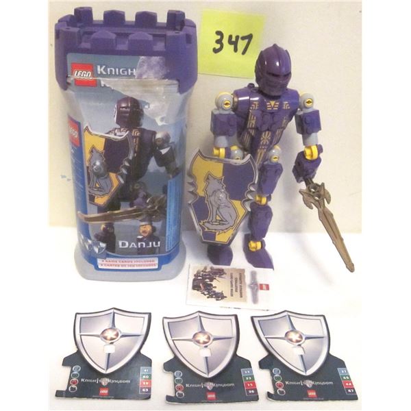 Vintage 2004 Lego #8782 "Danju" w/ Canister + 3 Cards (Knight's Kingdom II)