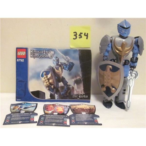 Vintage 2005 Lego #8792 "Sir Jayko" w/ Instructions (Knight's Kingdom II)