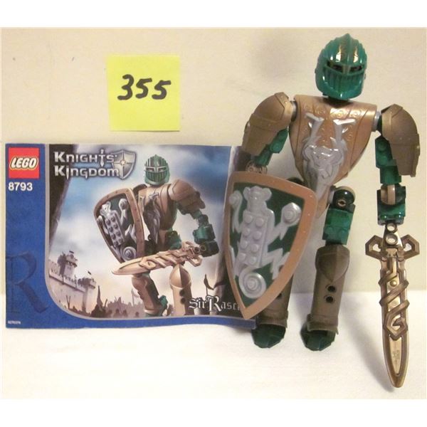 Vintage 2005 Lego #8793 "Sir Rascus" w/ Instructions (Knight's Kingdom II)