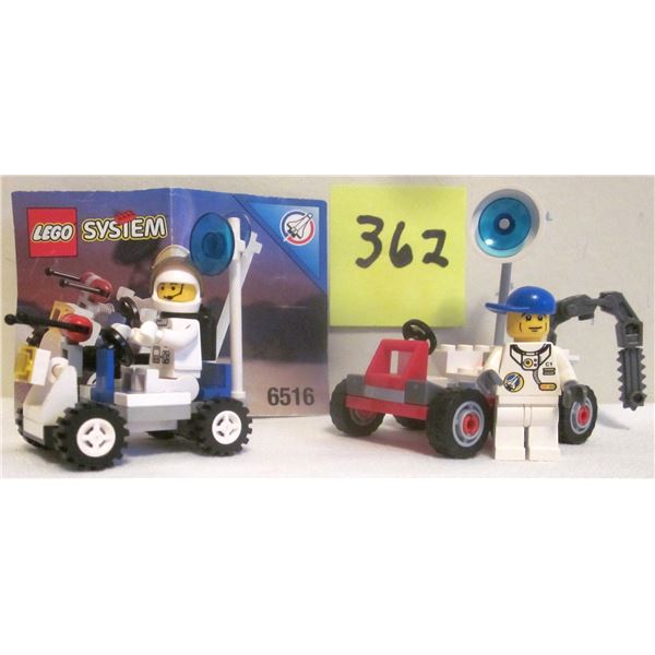 (2) Vintage Lego Moon Buggy Sets - #3365 Moon Buggy, #6516 Moon Walker