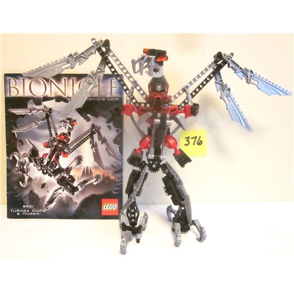 2004 Lego Bionicle #8621 "Turga Dume and Nivawk" (Metru Nui) w/ Instructions