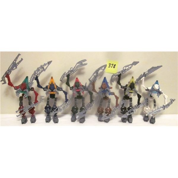(6) 2004 Lego Bionicle Sets (Metru Nui Vahki) - #8614, #8615, #8616, #8617, #8618, #8619