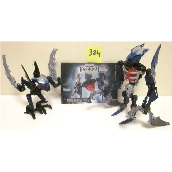 (2) 2008 Lego Bionicle Sets (Karda Nui) - #8692 "Vamprah", #8948 "Gavla"