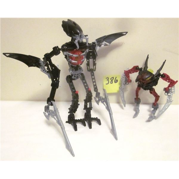 (2) 2008 Lego Bionicle Sets (Karda Nui) - #8693 "Chirox", #8947 "Radiak"