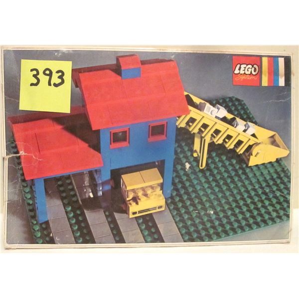 Vintage 1971 Legoland Building #351 "Gravel Depot" in Original Box w/ Baseplate **MISSING Conveyor B