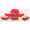 Image 1 : RARE Vintage Set of (6) Pyrex #410 12oz Ovenware 3.5”x 3.5” Square Berry Bowls